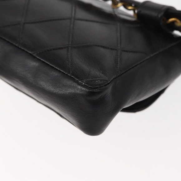 CHANEL Vintage‎ Flap Waist Belt Bag- Lambskin Black - Picture 10 of 13